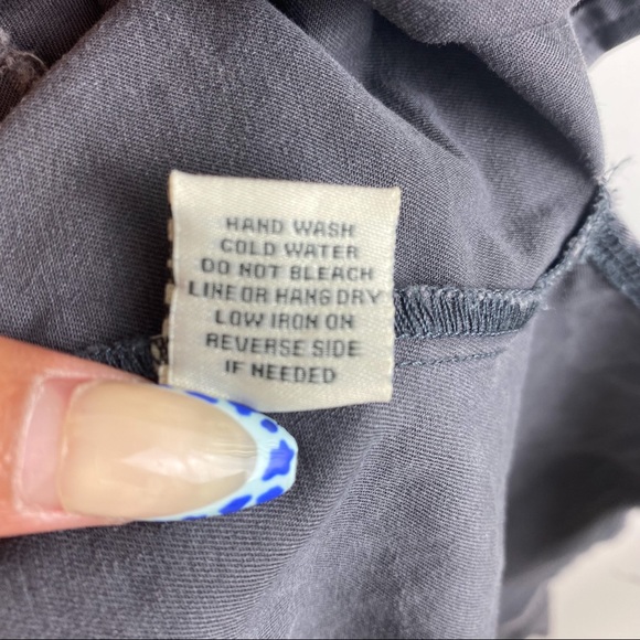 XL Good Luck Gem Gray Button-Down Shirt - Picture 5 of 7